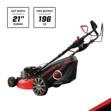 BBT 21" Self Propelled 4 Speed 196cc Petrol Lawn Mower