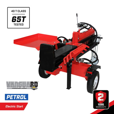 BBT 40/65 Ton Wood Log splitter - Briggs & Stratton Vanguard 14hp Electric Start - 2-Year Warranty