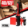 BBT 40/65 Ton Hydraulic Petrol Wood Log splitter with 9hp BBT pull start engine