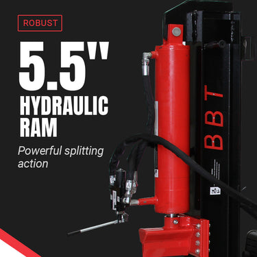 BBT 40/65 Ton Hydraulic Wood Log splitter - 10hp Diesel electric start - 2-Year Warranty