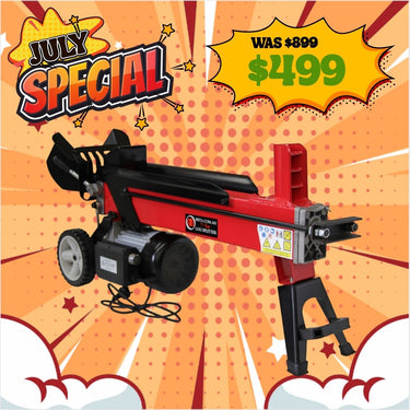 BBT 7/10T Electric Hydraulic Wood Log Splitter Firewood