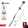 BBT 33cc 2-Stroke 450mm Pole Hedge Trimmer  - 2-Year Warranty