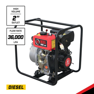 BBT 2" Diesel Transfer Water Pump - 4hp