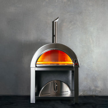 Bull BBQ Outdoor Large Wood-Fired Pizza Oven - Premium #304 Stainless Steel