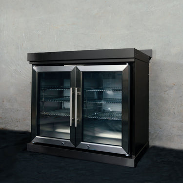 Bull BBQ Black Edition Stainless Steel Double Fridge Cooler Module – #304 Stainless Steel