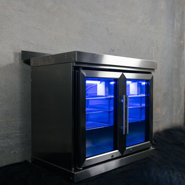 Bull BBQ Stainless Steel Double Fridge Cooler Module – #304 Stainless Steel
