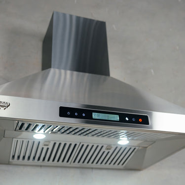Bull BBQ 900mm Exhaust Fan Extractor with Digital Display and Remote Control (#304SS)