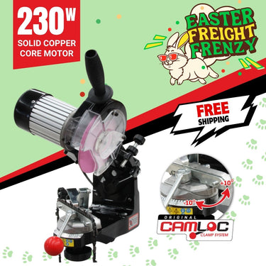 BBT 230W Commercial Chainsaw Sharpener with CAM-LOCK & 2-Year Warranty