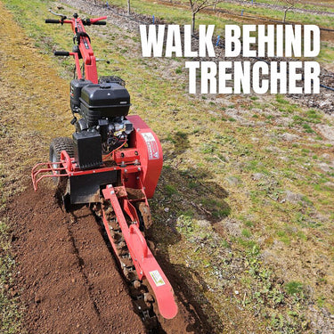 walk behind trencher