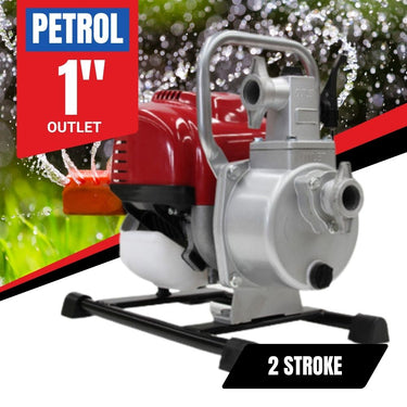 BBT 1" Petrol Compact Transfer Water Pump - 43cc 2-Stroke 15,000LPH