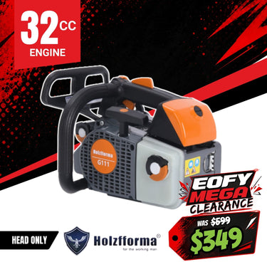 BBT 32cc 2.1HP 12" / 14" Arborist Petrol Chainsaw - Power Head Only