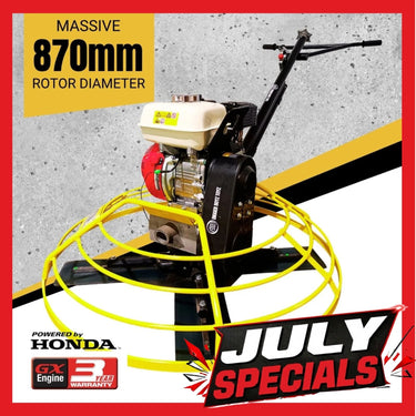 BBT Commercial Walk-Behind Power Trowel 36" - Genuine Honda GX160 - PT36