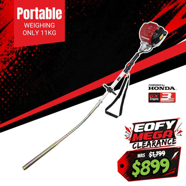 BBT Commercial Portable Concrete Vibrator - Genuine Honda GX35 - VIB35P
