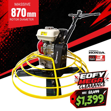 BBT Commercial Walk-Behind Power Trowel 36"  - Genuine Honda GX160 - PT36