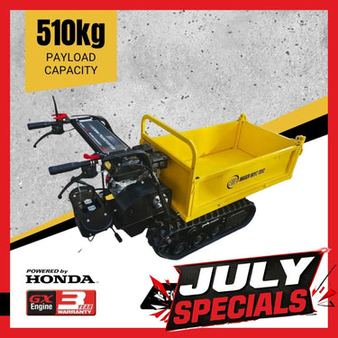 BBT Commercial Honda Tracked Mini Dumper 510kg Hydraulic - MDT510