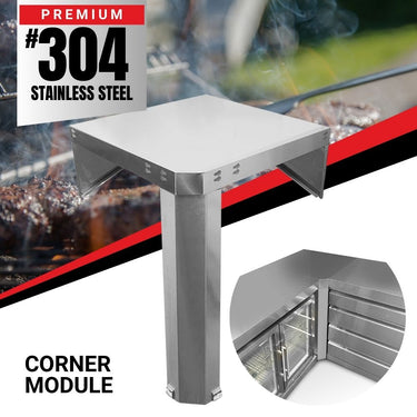 Bull BBQ® Corner Module– #304 Stainless Steel