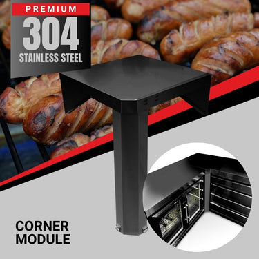 Bull BBQ® Black Edition Corner Module– #304 Stainless Steel