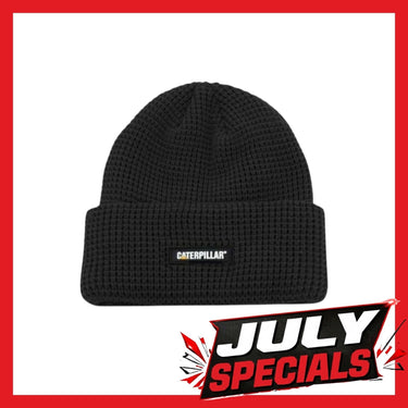 CAT Grid Watch Cap - Black