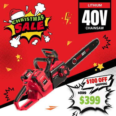 BBT 40V Cordless 14" Chainsaw - Brushless & Dual 4.0Ah Lithium-ion Makita Compatible