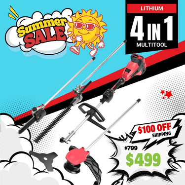 BBT 40V Cordless Multi-tool 4-in-1 - Brushless & Dual 4.0Ah Lithium-ion Makita Compatible