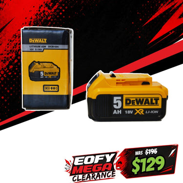 Dewalt 18v Li-Ion Battery Pack 5Ah DCB184-XE