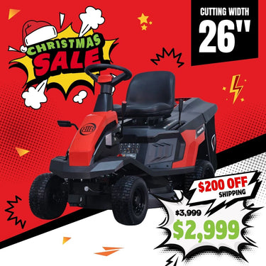 BBT EasyRider 26" 660mm  Ride-On Lawn Mower - 2-Year Warranty