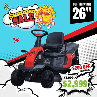 BBT EasyRider 26" 660mm  Ride-On Lawn Mower - 2-Year Warranty
