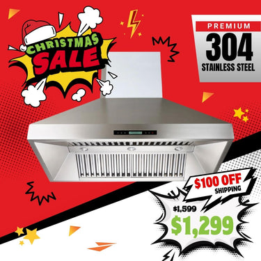 Bull BBQ 900mm Exhaust Fan Extractor with Digital Display and Remote Control (#304SS)