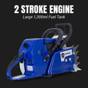 2 stoke engine large 1,300ml fuel tank