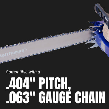 .404" pitch , .063" gauge chain