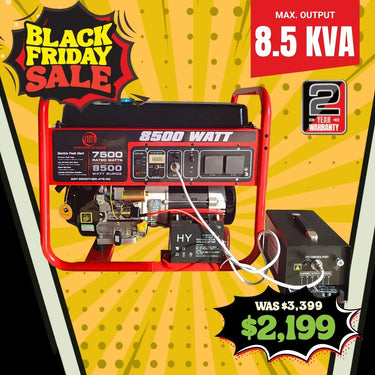 BBT 8.5kVa Petrol Generator with Remote Start + ATS Switch - 2-Year Warranty