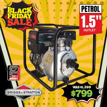 BBT 1.5"  High Pressure Twin Impeller Fire Water Pump - Briggs & Stratton XR950