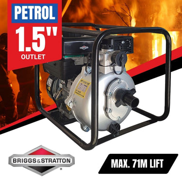 BBT 1.5" High Pressure Twin Impeller Fire Water Pump - Briggs & Stratton XR950