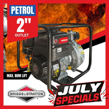 BBT 2" High Pressure Twin Impeller Fire Water Pump - Briggs & Stratton XR950