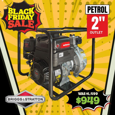 BBT 2" High Pressure Twin Impeller Fire Water Pump - Briggs & Stratton XR950