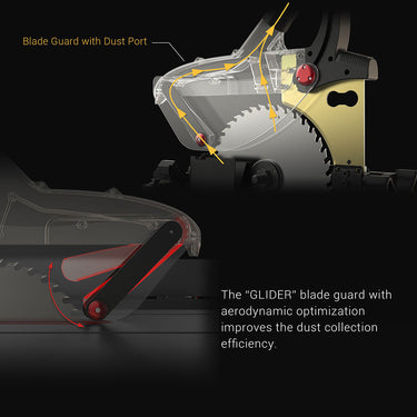 The Glider Blade guard with aerodynamic optimasation