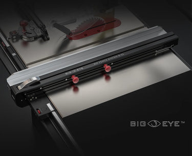 Unprecedented Big Eye Rip Fence System, rip-cutting solution for table saws 

In order to elevate the user experience and operational efficiency of the HW110S, we've integrated our cutting-edge BIG EYE Rip Fence System into the standard features of the HW110S. 