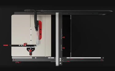 Extended Workspace: 

A 31-1/2" deep table surface provides ample space for large pieces, ensuring safe and comfortable operation.