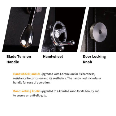 Blade Tension Handle,  Handwheel, Door Locking Knob