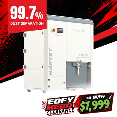 Harvey Gyro Industrial Dust Woodwork Filter Extractor G-800Pro