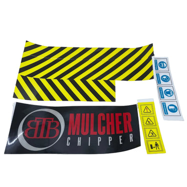 BBT 9000 Mulcher Sticker Kit