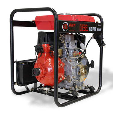 Ex Demo BBT 1.5" Diesel High Pressure Twin Impeller Water Pump - 6hp Electric Start