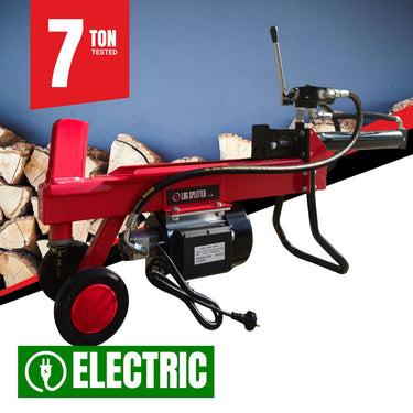 BBT 7/10T Electric Hydraulic Wood Log Splitter - Smart-Return Control Valve