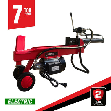 BBT 7/10T Electric Hydraulic Wood Log Splitter - Smart-Return Control Valve
