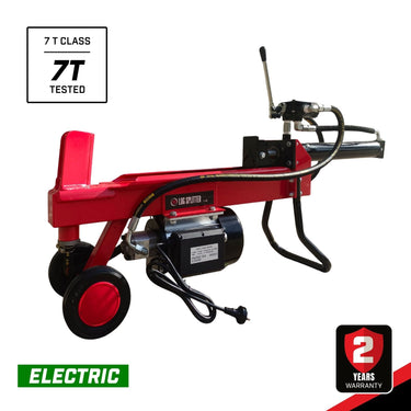 BBT 7/10T Electric Hydraulic Wood Log Splitter - Smart-Return Control Valve
