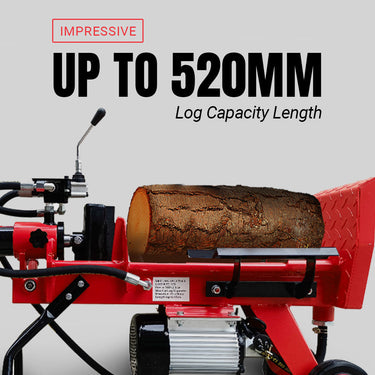 up to 520mm log capacity