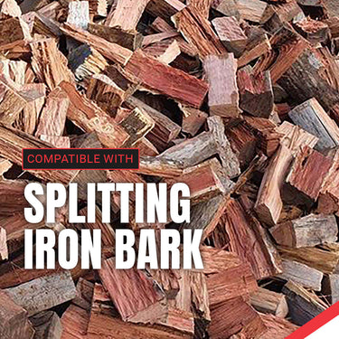 Splitting Iron Bark