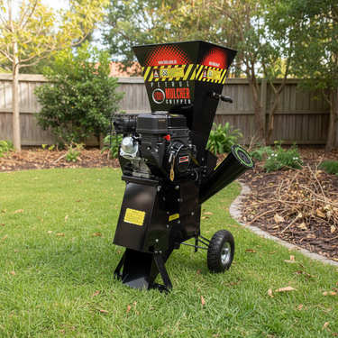 BBT 7hp Petrol 208cc Electric Start Garden Wood Mulcher/Chipper - 2-Year Warranty