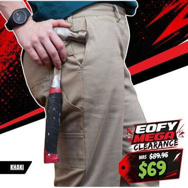 Green Hip - Pants Give Cargo 'Every Bron, Vick and Sally' (Khaki) - Women's Workwear