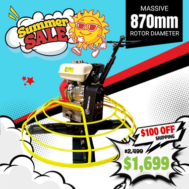 BBT Commercial Walk-Behind Power Trowel 36"  - Genuine Honda GX160 - PT36